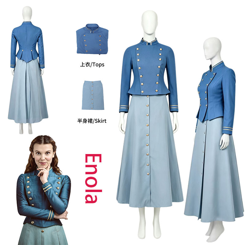 Prop De Cosplay - WHH ムービー エノラ コスプレコスチューム ホームズ 女性用