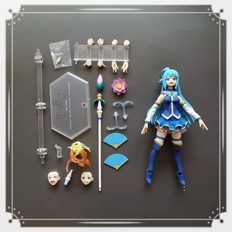 Good Smile Company Figma - フィグマ 399 はたらく魔王さまアクア 15 センチ可動アクションフィギュアアニメキャラクターモデルグッズおもちゃギフト友人への