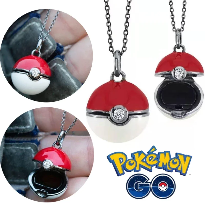 モンスターボールネックレスポケモンフィギュアアニメアクセサリ - Pokeball Cosplay Prop のレビューと価格