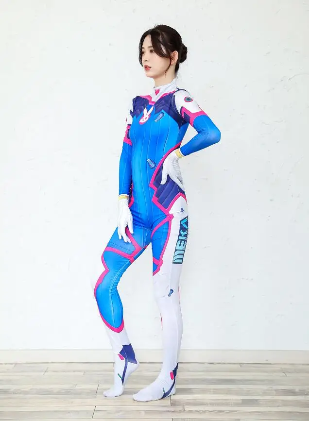ハロウィンコスチューム 3Dプリント レディD.V.A.コス - Dva Cosplay Prop のレビューと価格