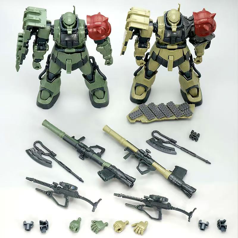 HG 1/144 ザクII F型レセアン＆未確認型レセアン  - Bandai Gundam Rg のレビューと価格