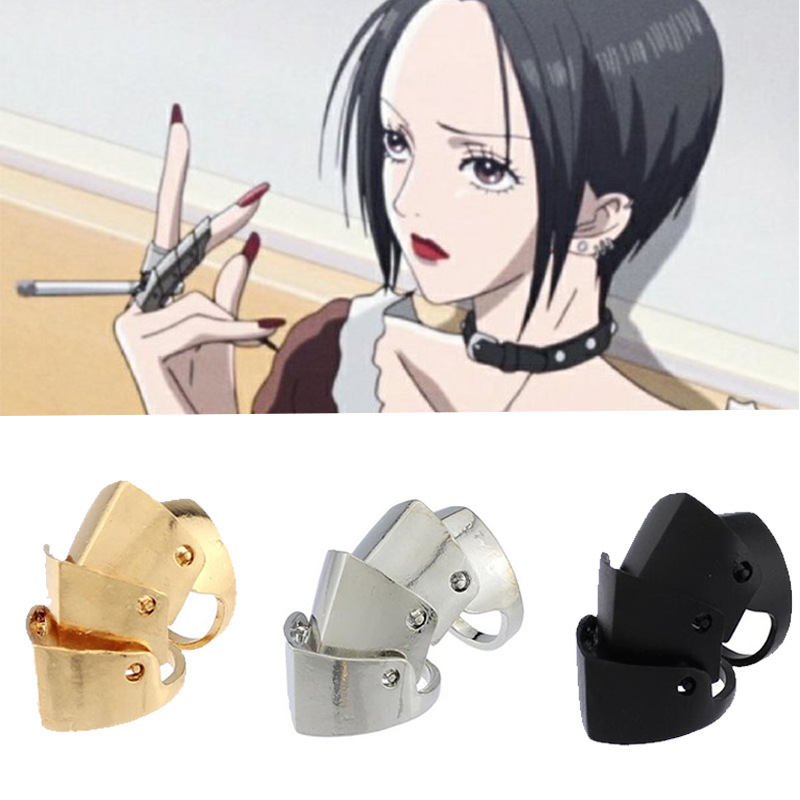 アニメ大崎ナナコスプレリングパンクゴシックロックスクロールジ - Prop De Cosplay のレビューと価格