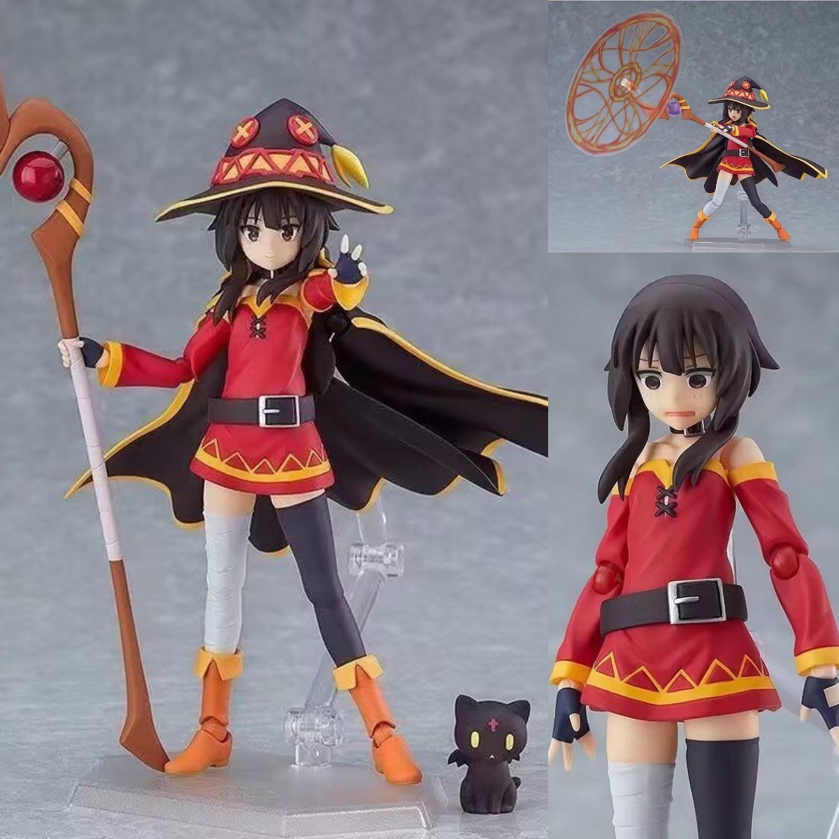 アニメ世界フィグマ 407 フィギュアこのすばめぐみんこの素 - Good Smile Company Figma のレビューと価格