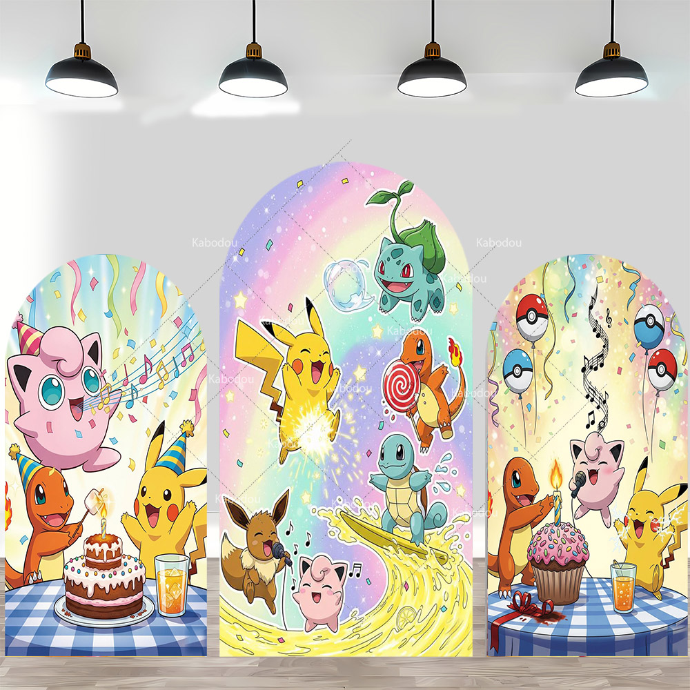 ポケモンピカチュウ背景アーチカバー男の子女の子誕生日パーティ - Pokeball Cosplay Prop のレビューと価格