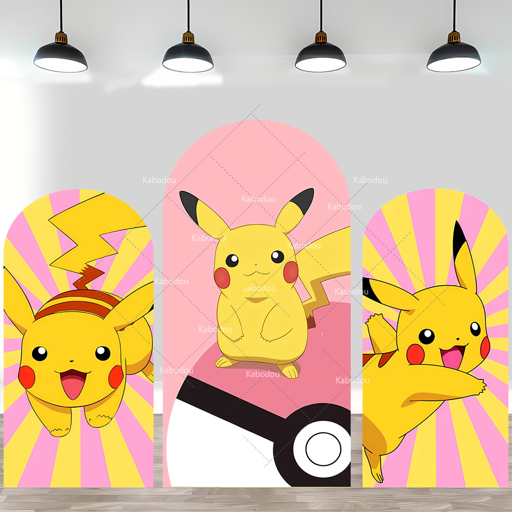 ポケモンピカチュウ背景アーチカバー男の子女の子誕生日パーティ - Pokeball Cosplay Prop のレビューと価格