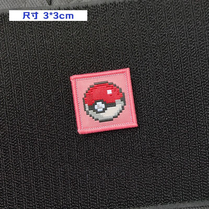 ポケモンゲームピクセル刺繍パッチピカチュウヒトカゲゼニガメフ - Pokeball Cosplay Prop のレビューと価格