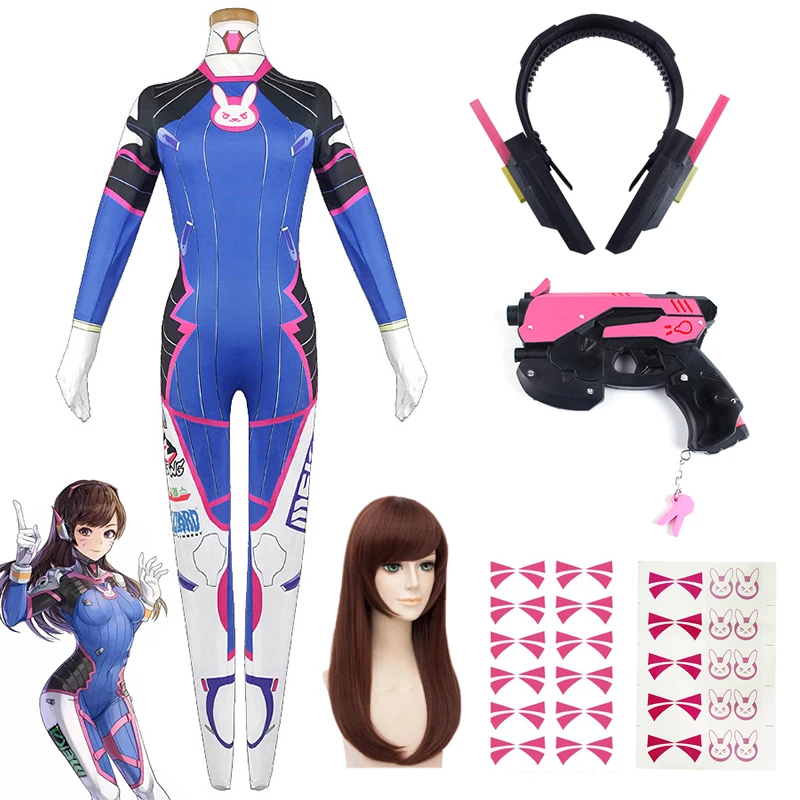 ゲームオーバーウォッチ Dva コスプレ衣装タイツジャンプス - Dva Cosplay Prop のレビューと価格