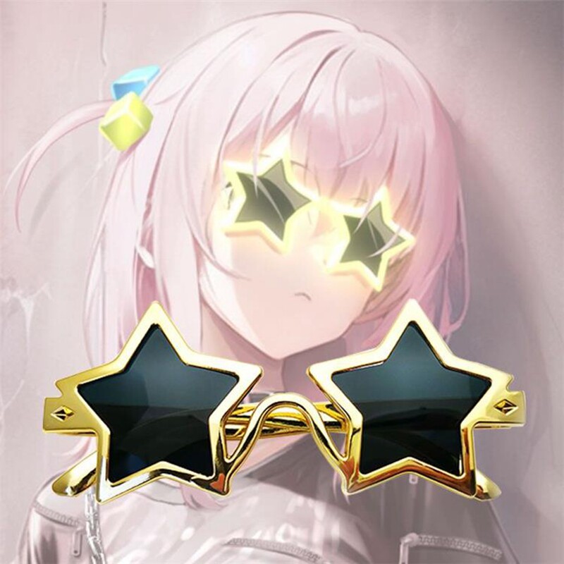 アニメ「ゴトウ・ホリト」コスプレ用星柄サングラス、かわいいロ - Free Cosplay Prop Patterns のレビューと価格